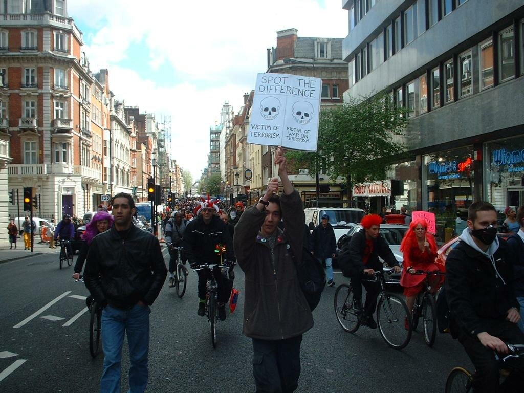 Tarro holding the cool placard