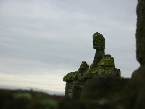 A gargoyle on Caenarfon Castle