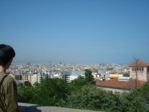 Tarro looking across Barcelona