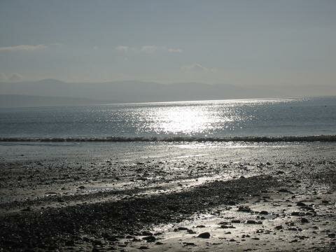 Criccieth beach